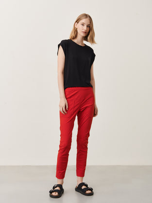 Doris Pants Technical Jersey | Red