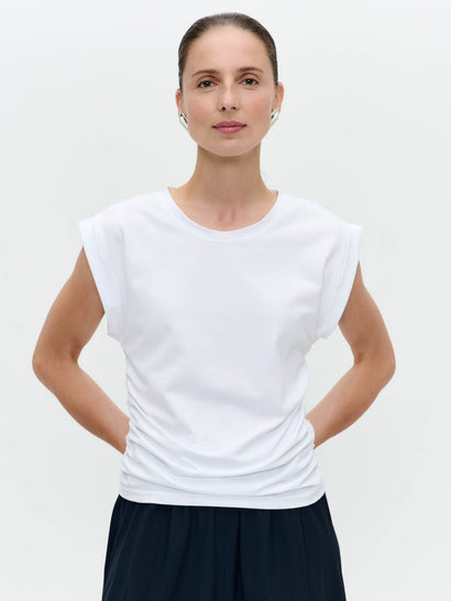 Top cotton elastane | White
