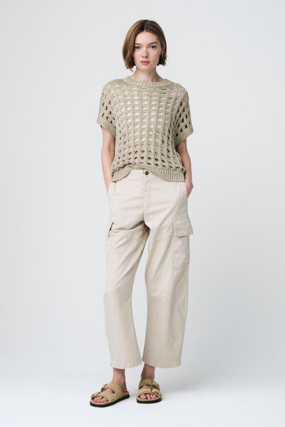 Viscose gold Vest E26071 | Gold