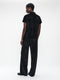 Rayan velvet top | Black shiny
