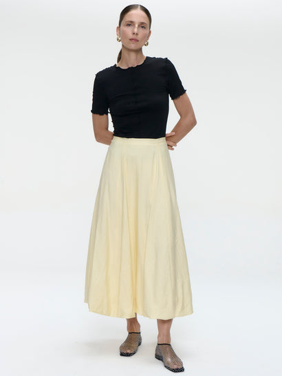 Joyce viscose top | Black