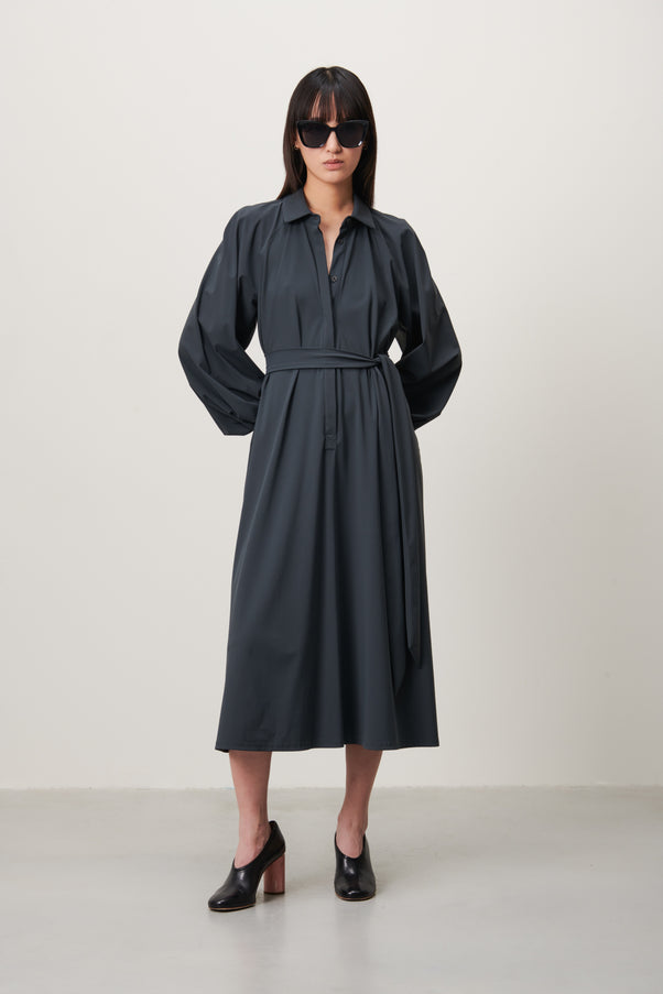 Carlen Dress Technical Jersey | Grey
