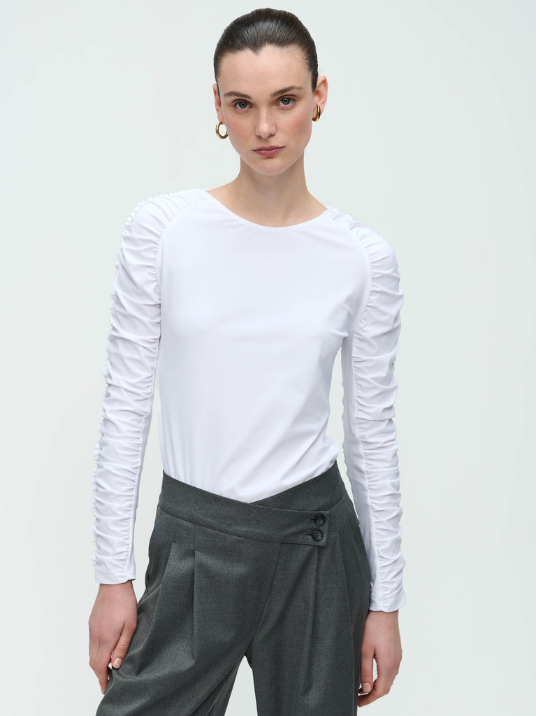 Carlina Top Technical Jersey | White
