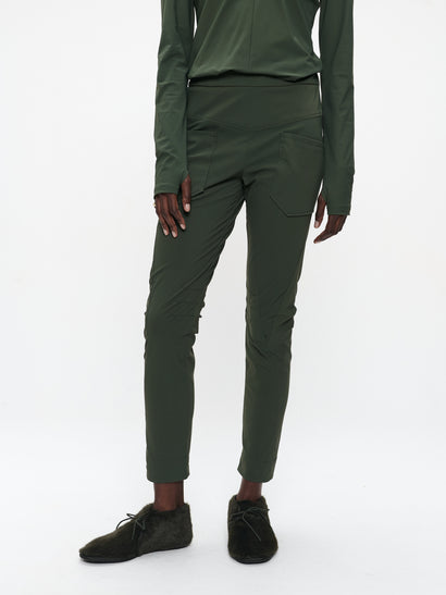 Doris pants brush tech jersey | Army