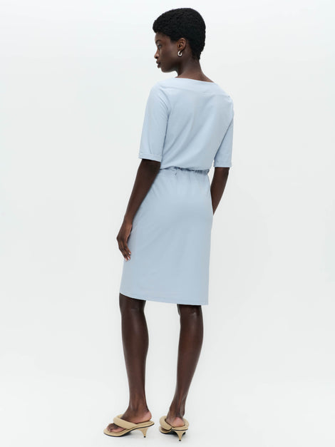 Lea dress technical jersey | Light Blue