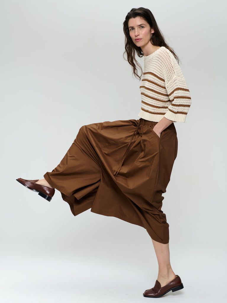 Rapa cotton pants | Brown