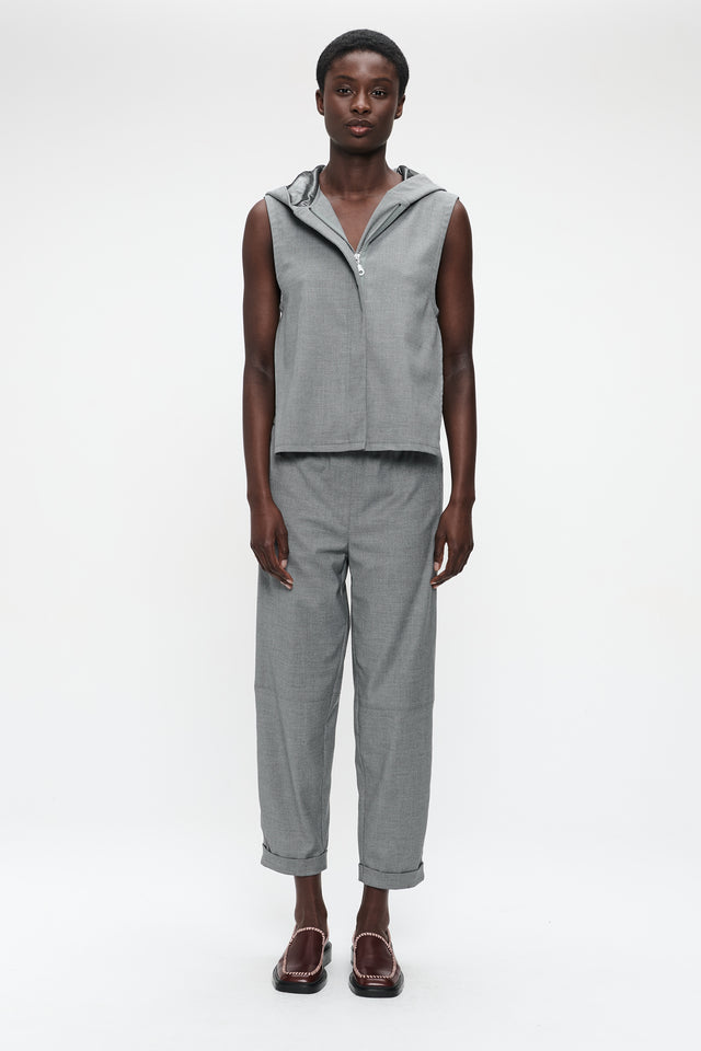 Daphne viscose pants | Light grey