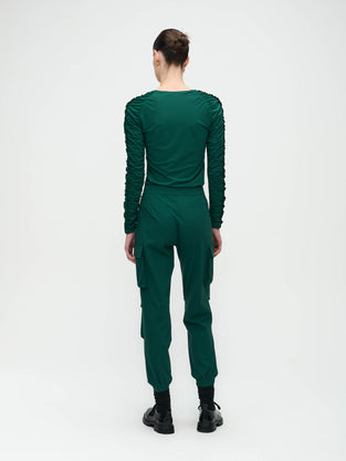 Marita Pants Technical Jersey | Green