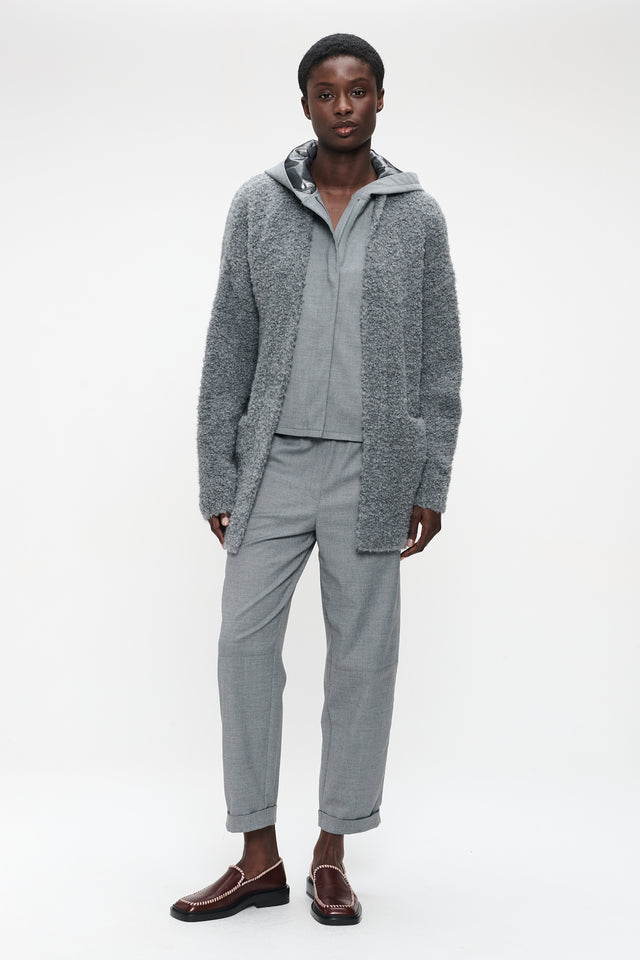 Cardigan boucle 25574 | Dark Grey