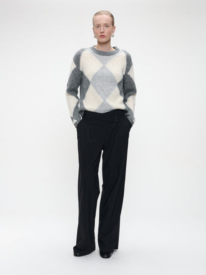 Pullover rhomboids 1082 | Grey