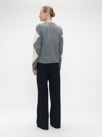 Pullover rhomboids 1082 | Grey