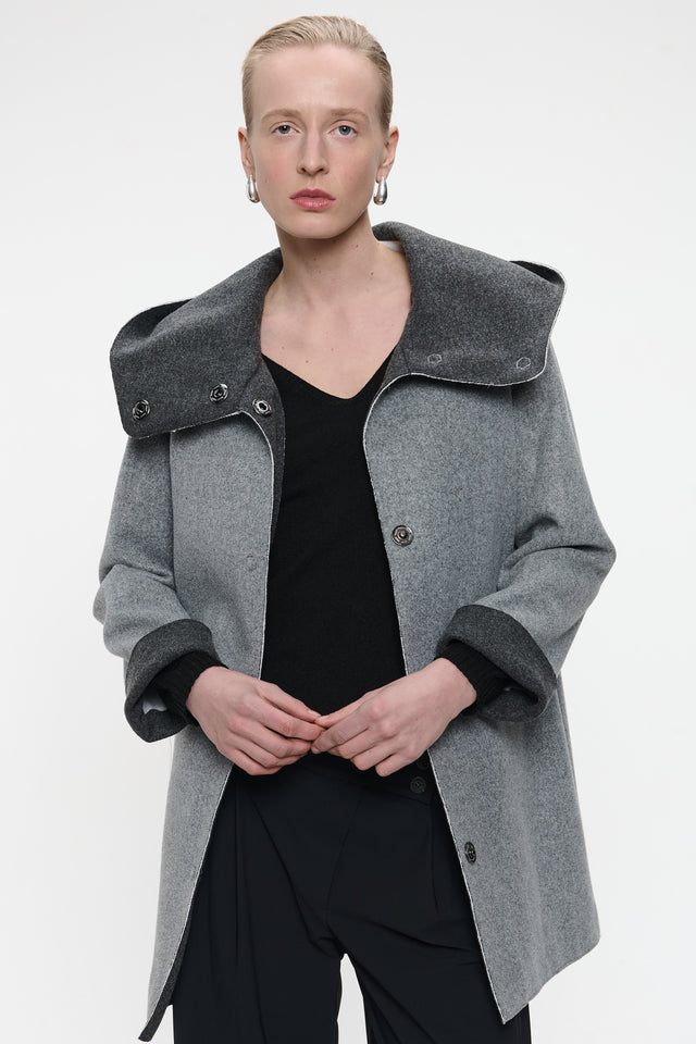 Irlanda hoody winter jacket | Grey