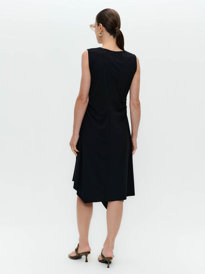 Annet dress technical jersey | Black