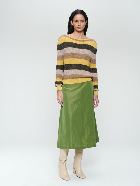 Begonia taffeta skirt