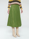 Begonia taffeta skirt | Green