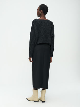 Rill Skirt | Anthracite