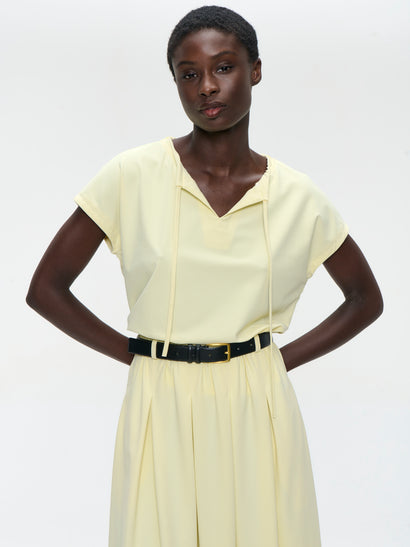 Top Carla Technical Jersey | Jaune