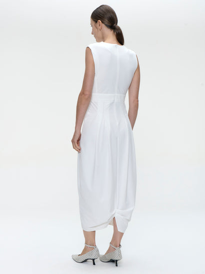 Abito Jackie Technical Jersey | Bianco