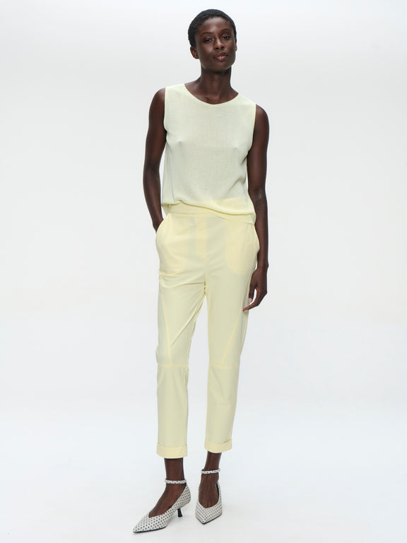 Timelia pants technical jersey | Yellow