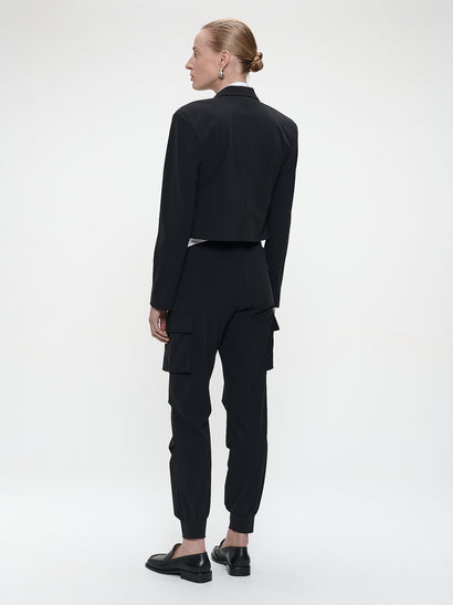 Velda blazer brush tech jersey | Black