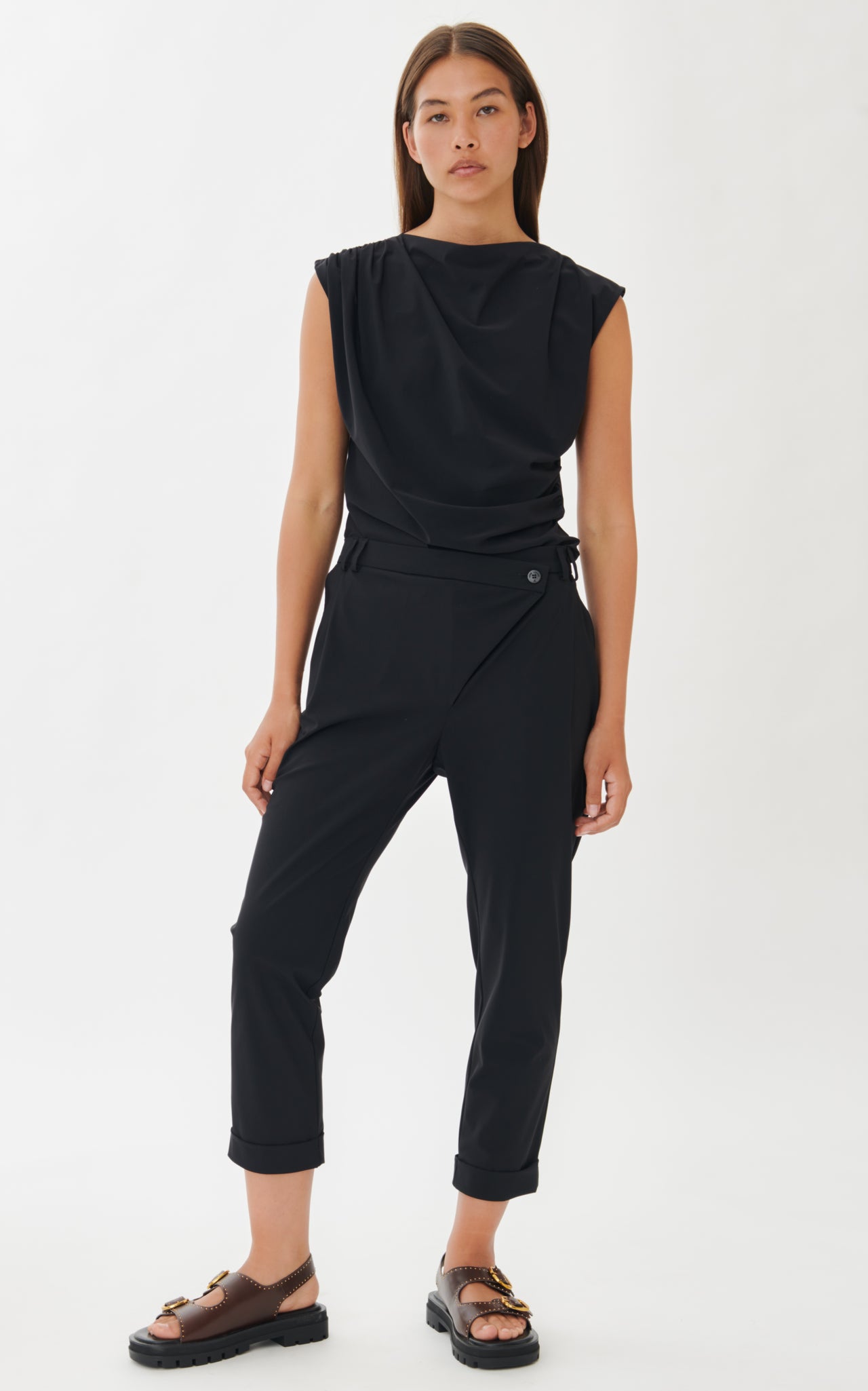 Nelly Top Technical Jersey | Black