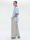 Hiroko cotton mix blouse | Light Blue