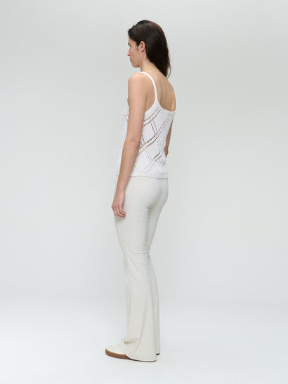 Top d'été en coton 9064 | Blanc cassé