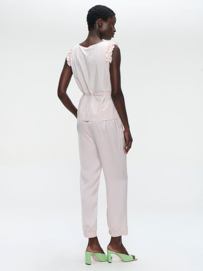 Masako viscose mix top | Pink