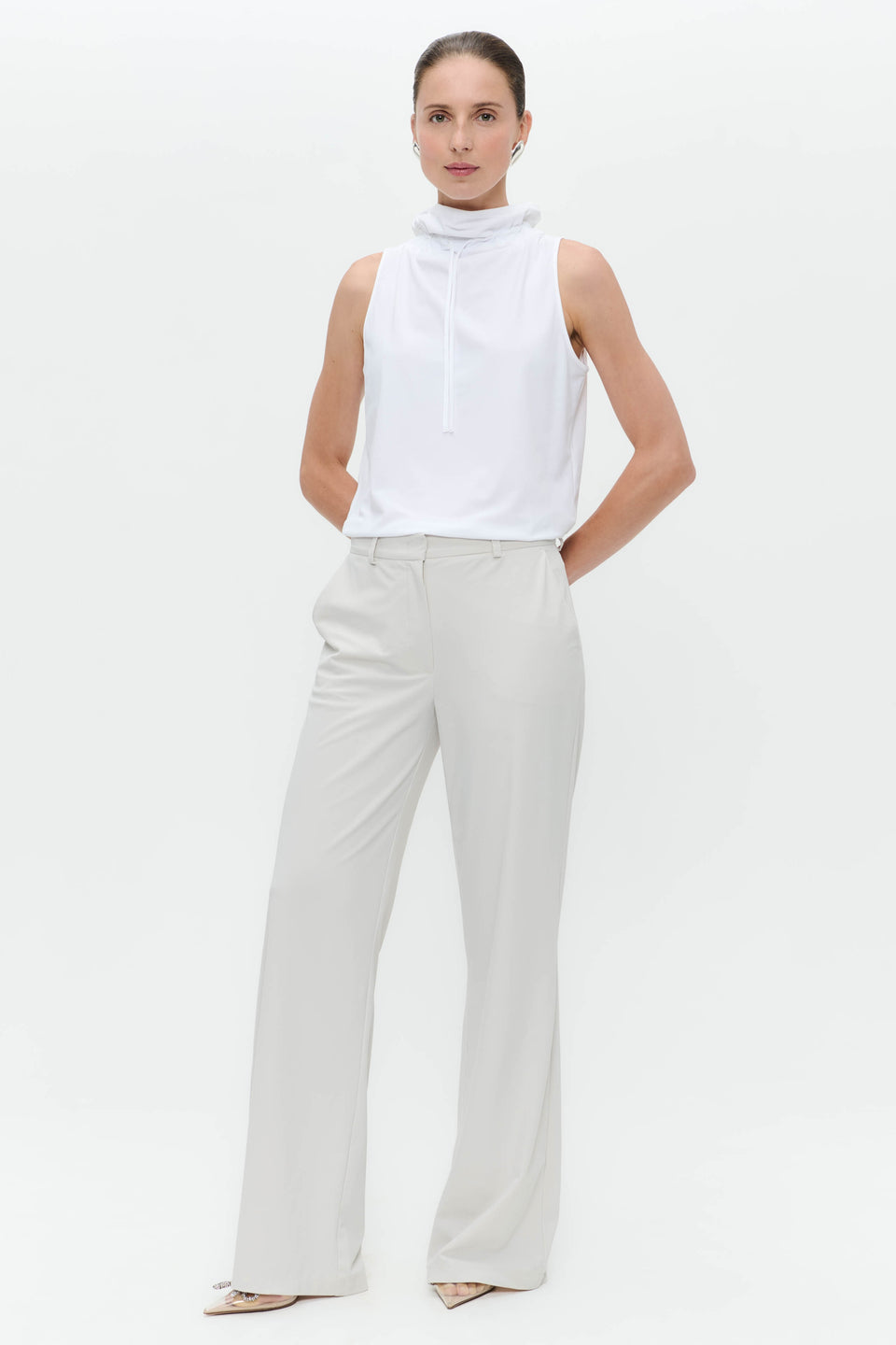 Yvette pants technical jersey | Sand
