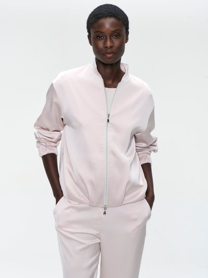 Ripasso Satin-Bomberjacke | Quarzo