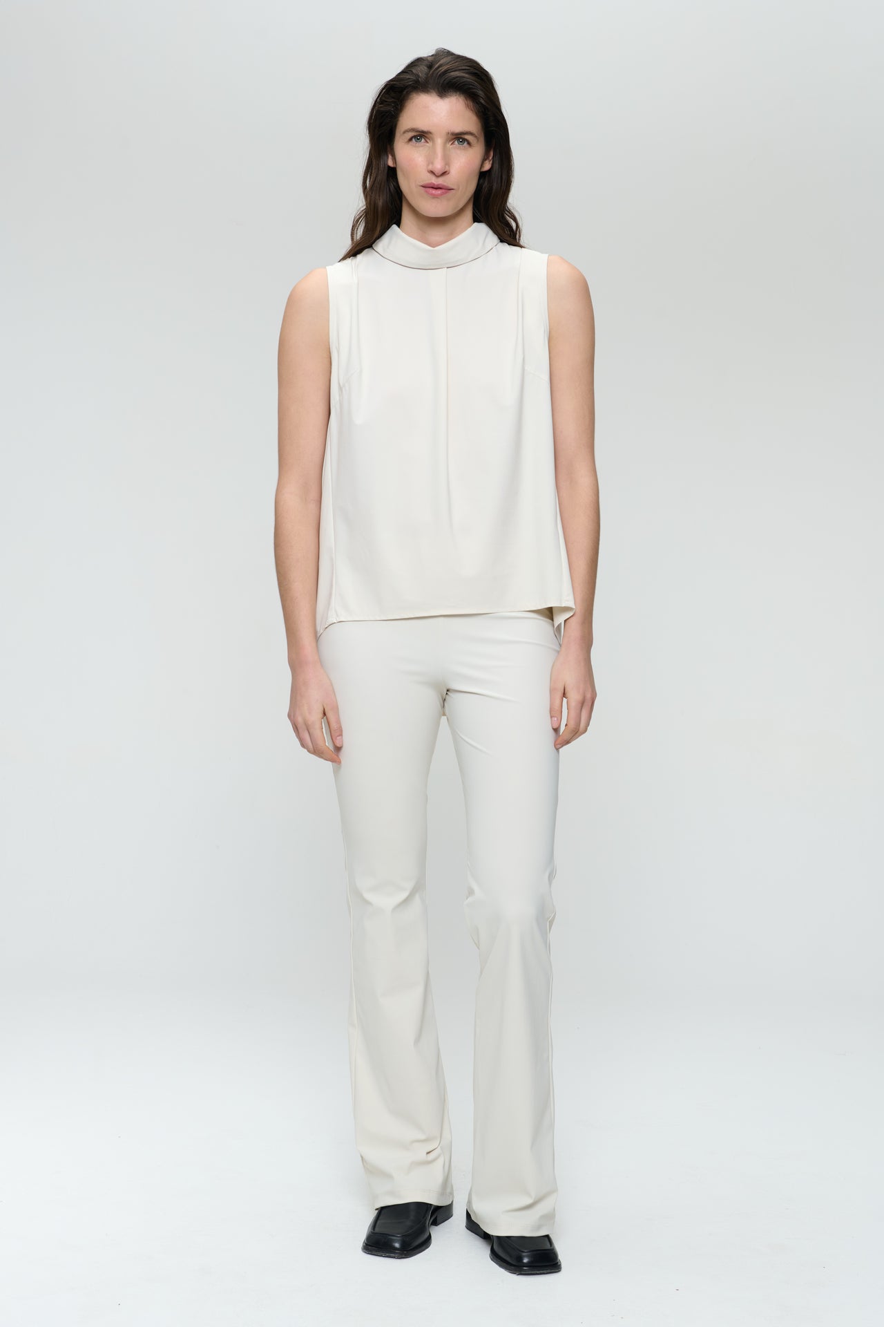 Dolche Vitas WS strech tech jersey top | Light Sand