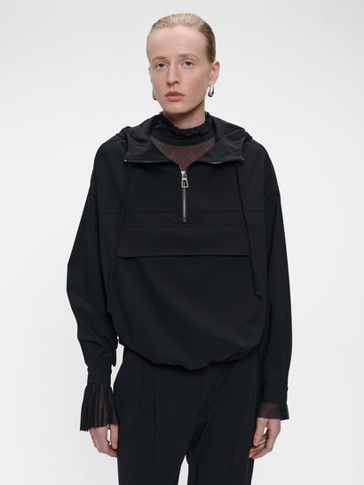 Hoodie bello technical Jersey | Black