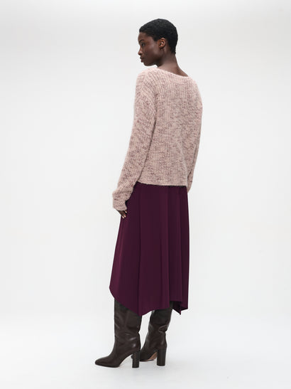 Tine skirt technical jersey | Cherry