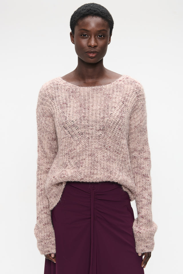 Pullover melange H23376 | Pink