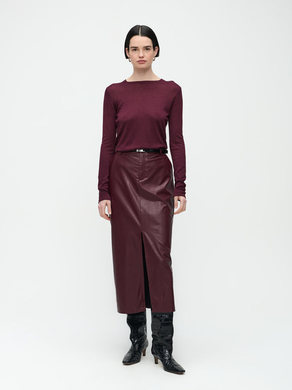 Katherine Pu Pullover | Bordo