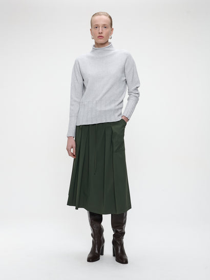 Raffaele skirt technical jersey | Army
