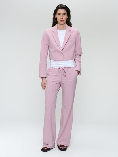 Carola structure technical jersey pants | Pudra