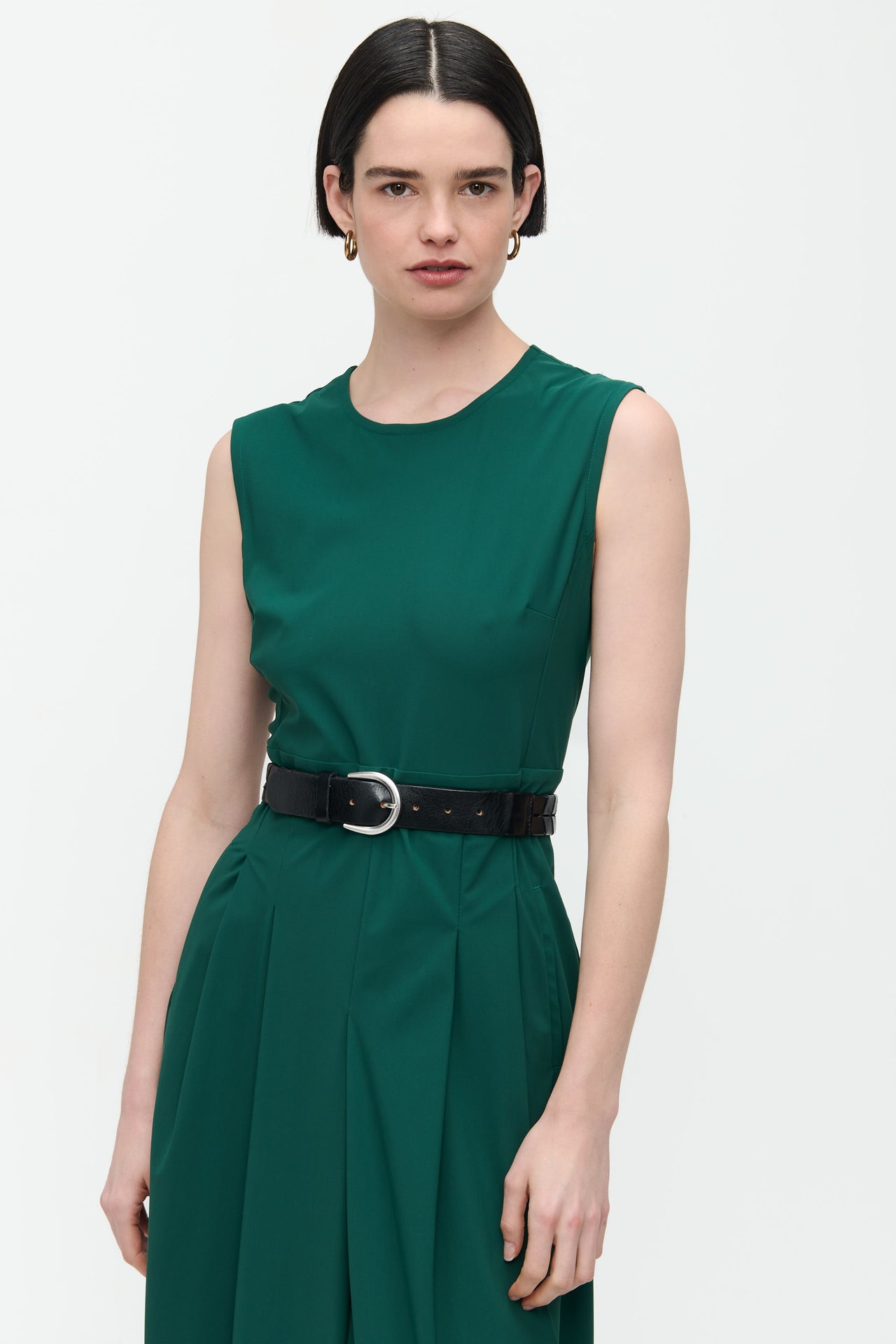 Jackie Dress Technical Jersey | Green