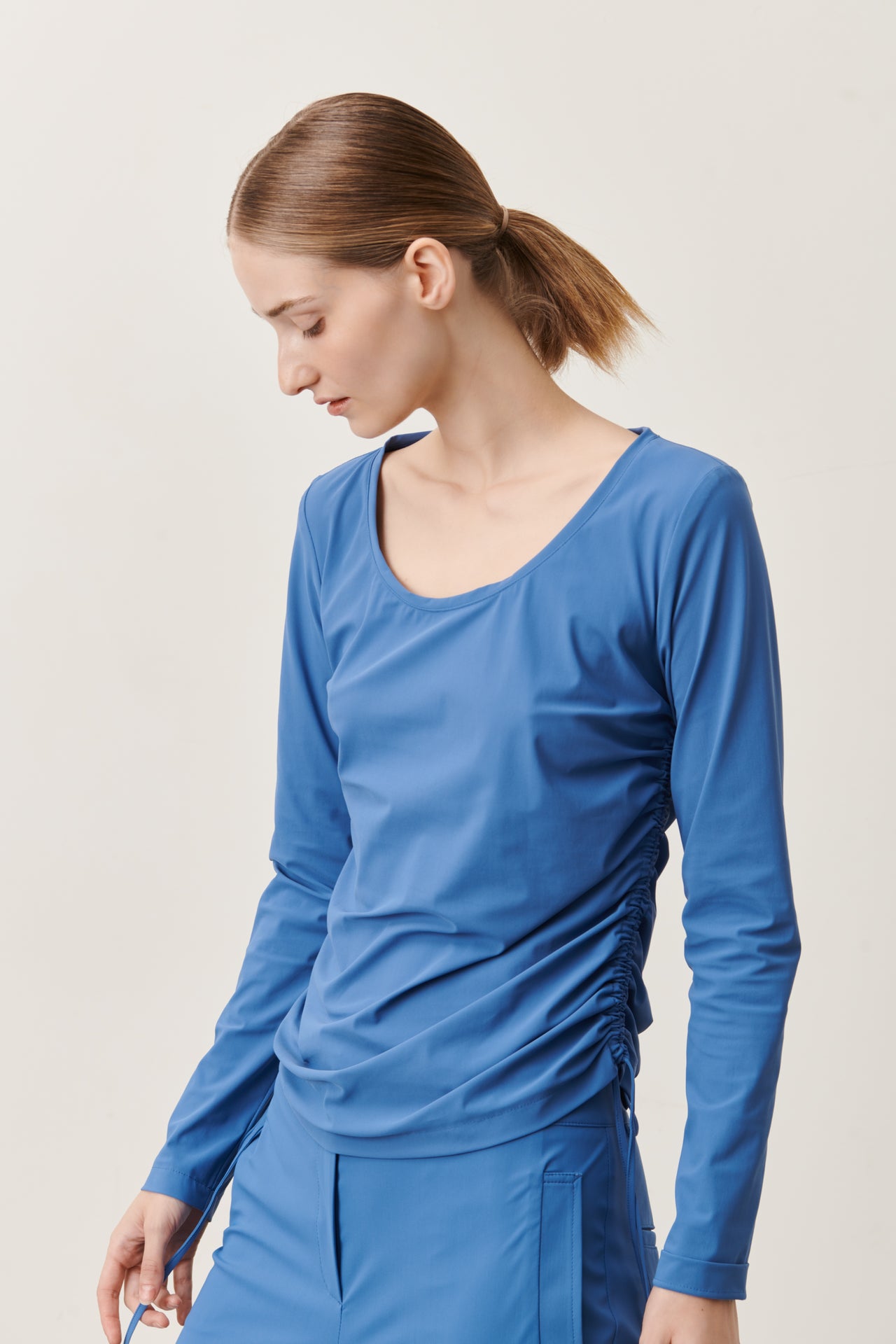 Rosa Top Technical Jersey | Mid Blue