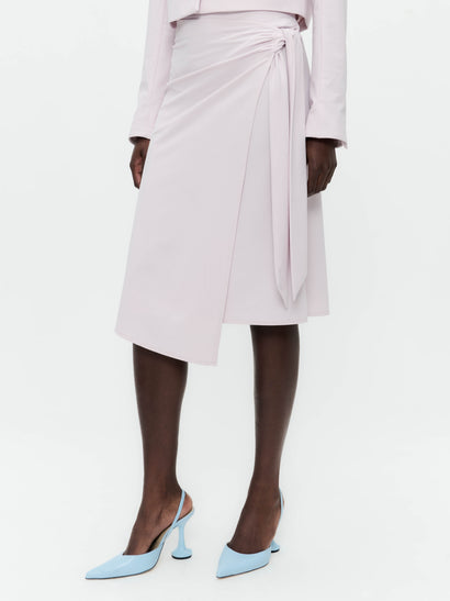 Ilona skirt technical jersey | Light Pudra