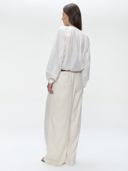 Kenta katoenen blouse | Wit