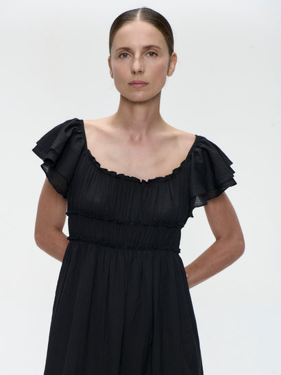 Sommerkleid Yoko | Schwarz