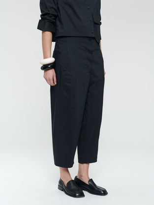 Kober cotton poplin pants | Black