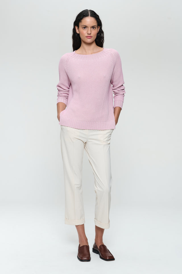 Cotton dayed pullover EU 369 | Pudra