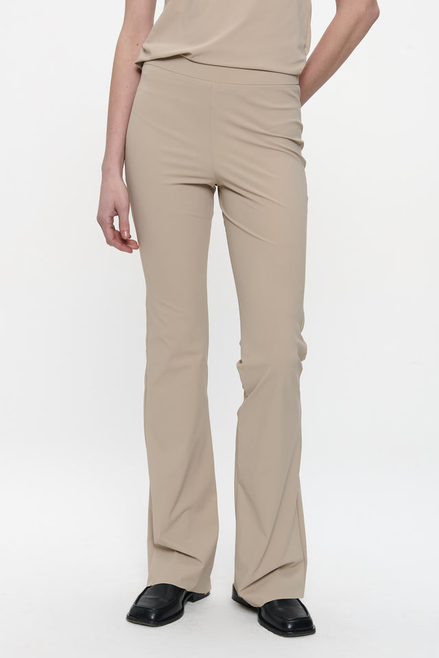 Pants Eliya easy wear flair Technical Jersey | Sand