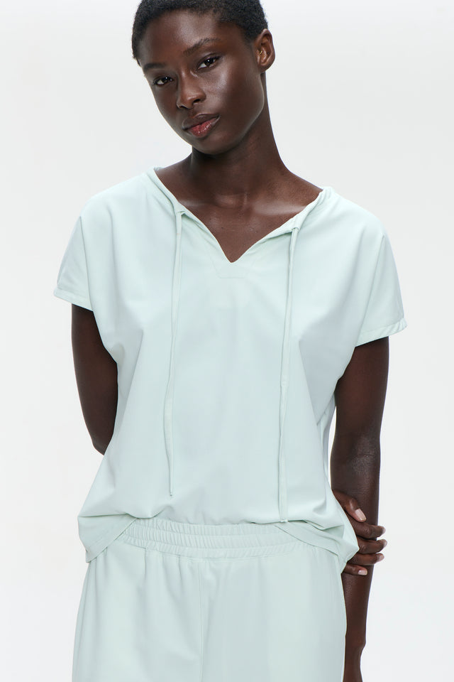 Carla top technical jersey | Aloe