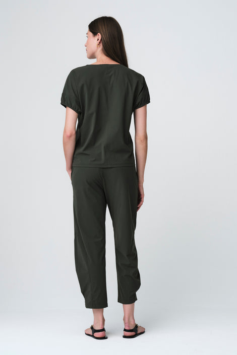 Corien pants technical jersey | Army
