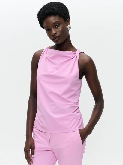 Marika technisches Jersey-Top mit Stretch | Pink