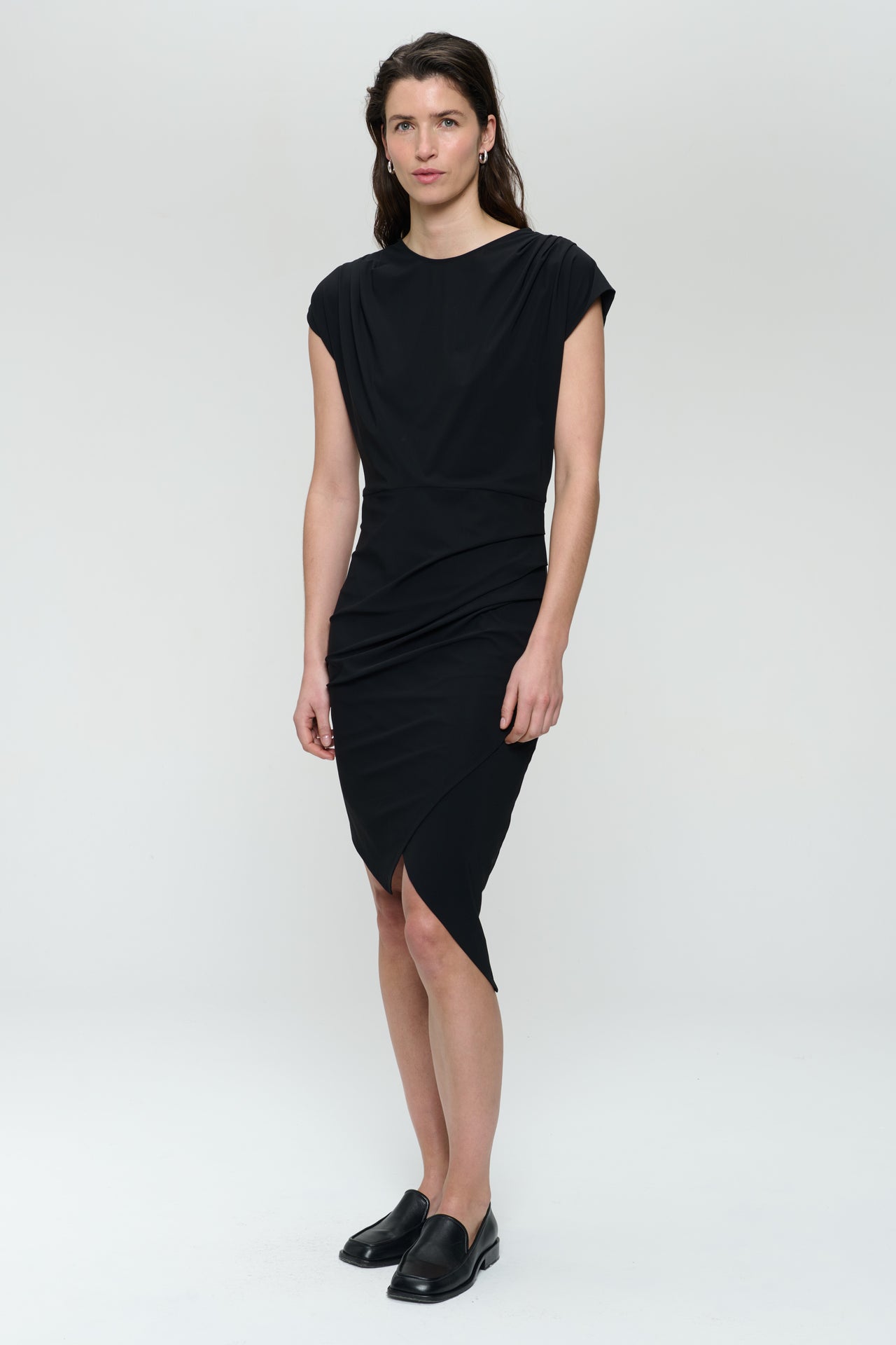 Luxor studio dress technical jersey | Black