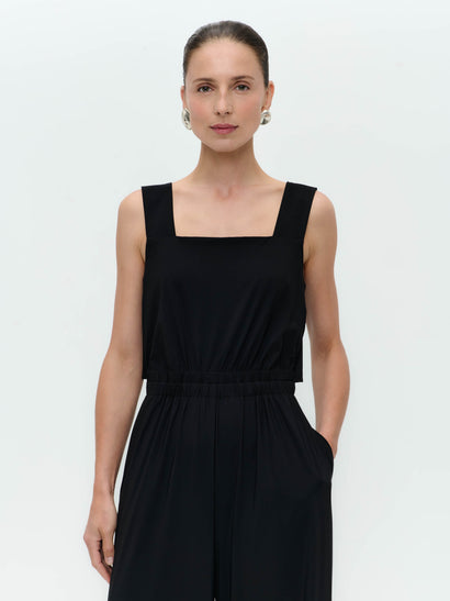 Mathilda jumpsuit technical jersey | Black